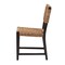 Baxton Studio Alise Modern Bohemian Dark Brown Mahogany Wood and Banana Fiber Dining Chair 228-13102-ZORO - alternate 5
